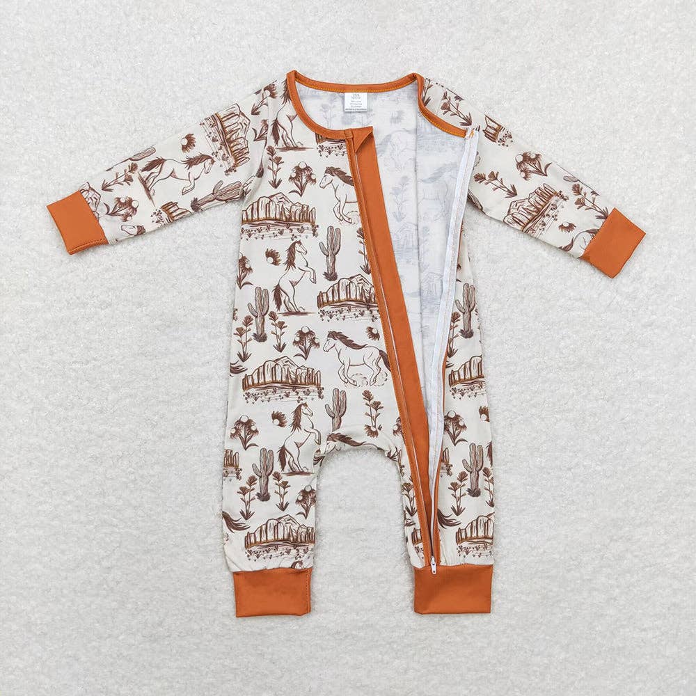 Baby Boys Western Romper