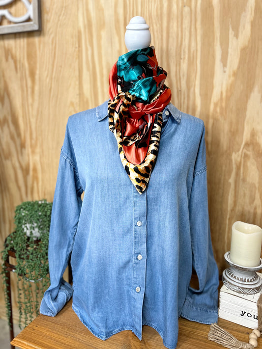 Coral & Turquoise Floral - Sweetwater Boutique 