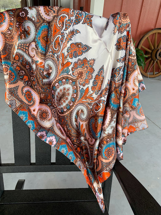 Tan & Cream Paisley - Sweetwater Boutique 