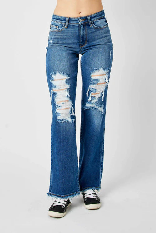 Judy Blue Mid Rise Dad Jean