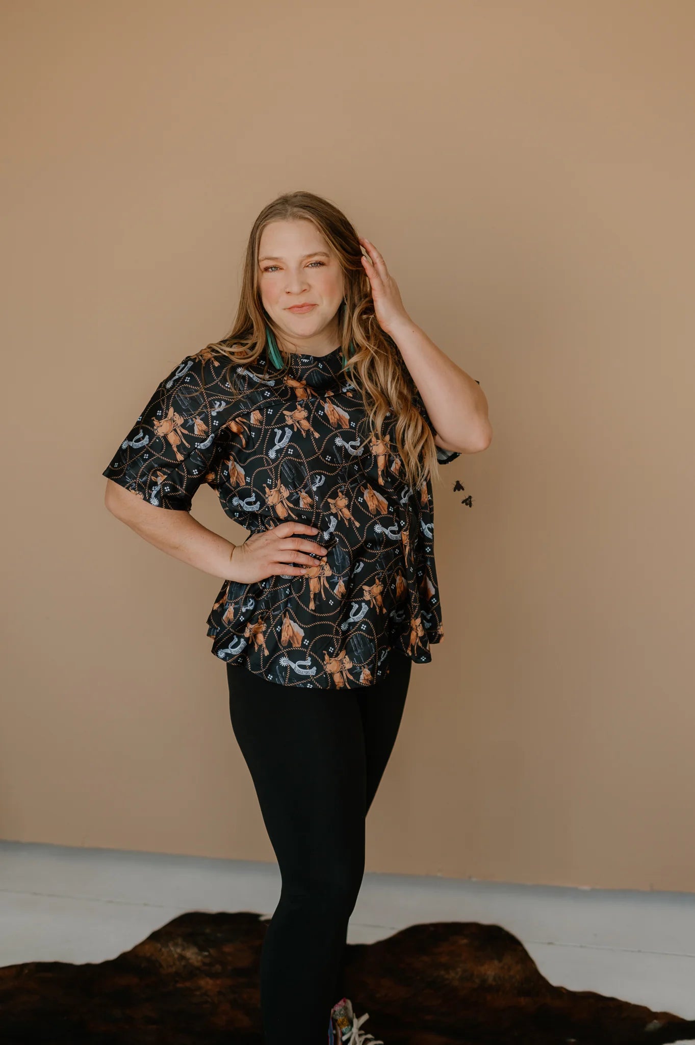 Palomino Print Top