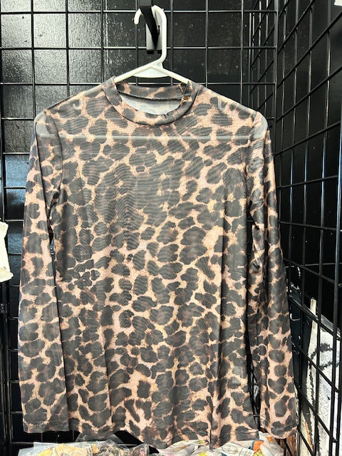 Animal Print Mesh