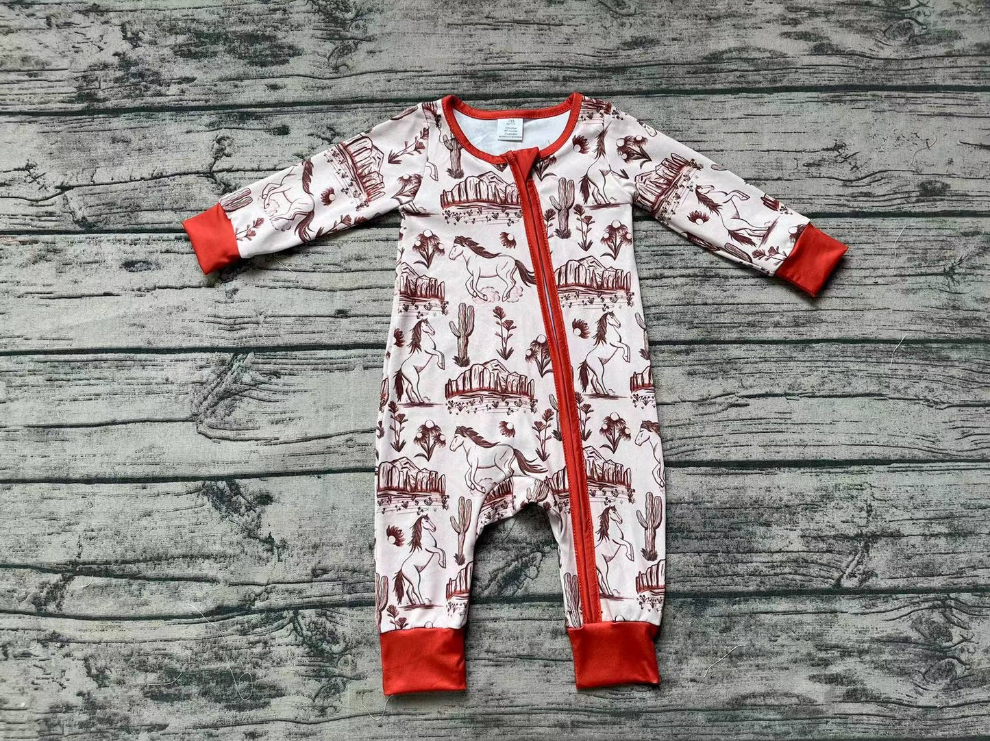 Baby Boys Western Romper