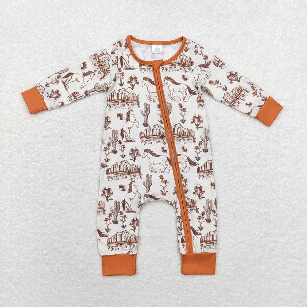 Baby Boys Western Romper