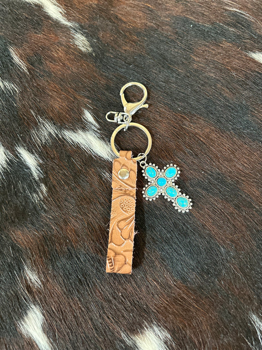 Cross Pendant Key Chain - Sweetwater Boutique 