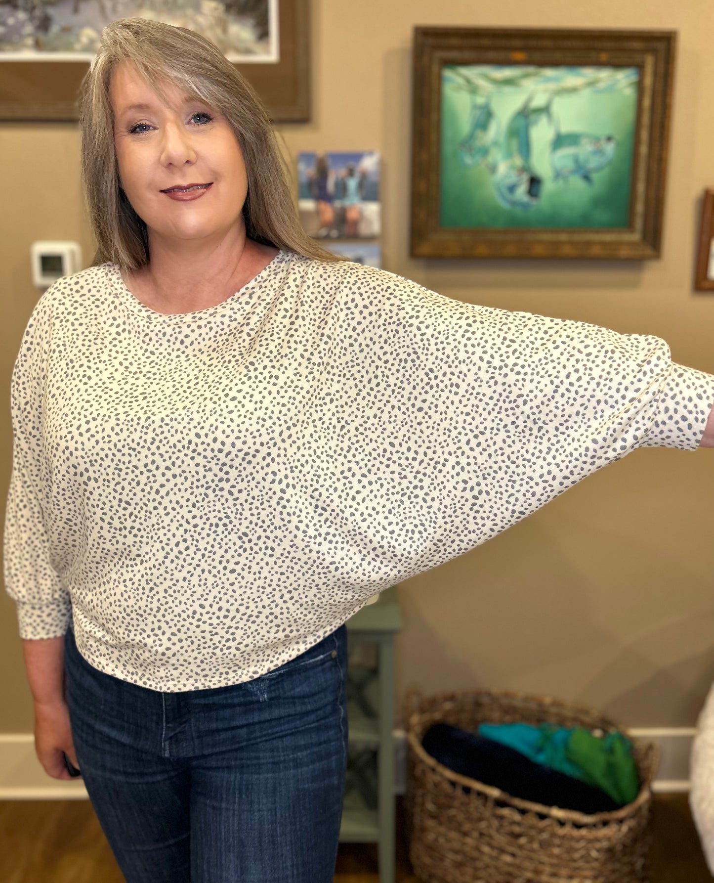 Cheetah Print Sweater - Sweetwater Boutique 