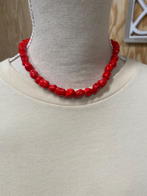 Red Stanton Necklace - Sweetwater Boutique 