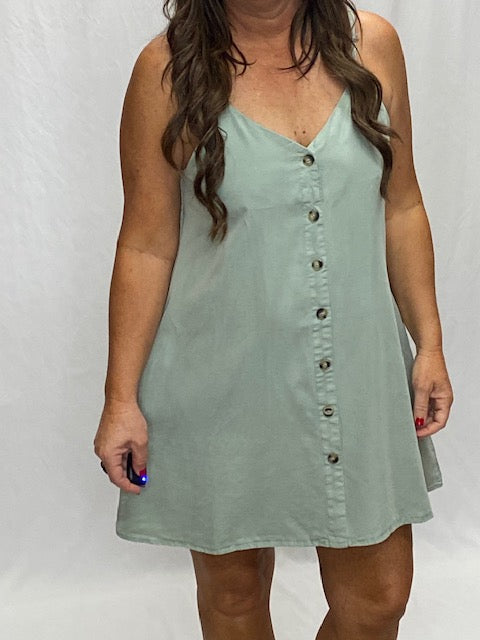 Adjustable Strap Button Down Dress (3 Colors Available) – Sweetwater  Boutique