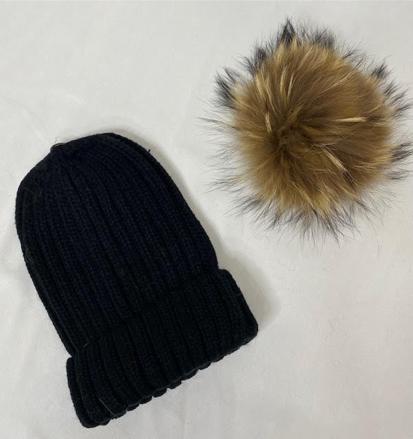 Beanie With The Fur - Sweetwater Boutique 