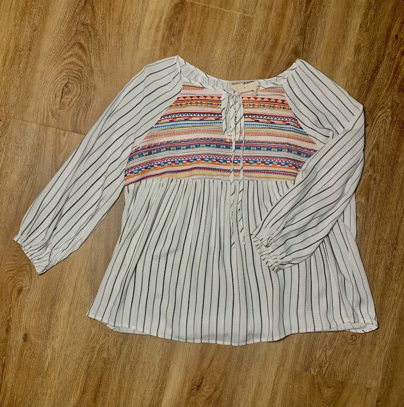 Striped Multi Top - Sweetwater Boutique 