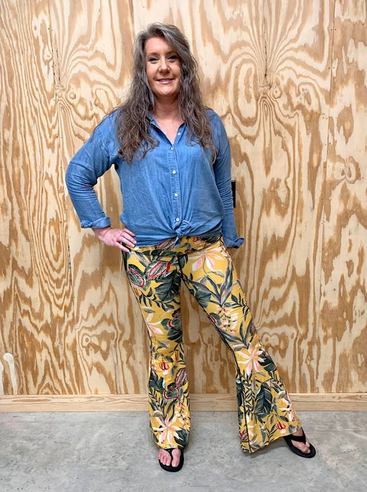 Curry Up Yoga Flare Pants!! - Sweetwater Boutique 
