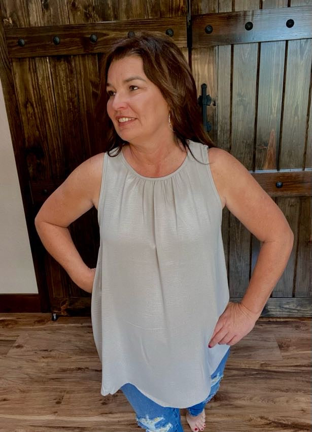 Simple Tank Blouse - Sweetwater Boutique 
