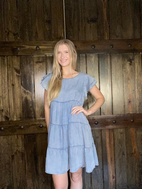 Country Denim Dress - Sweetwater Boutique 